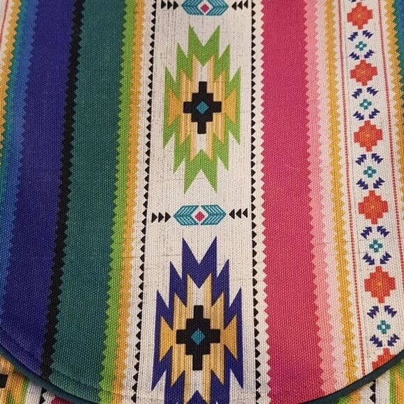 Messenger Multicolor Crossbody Bag 9.5"x 9.5" - Festival Fairy Boho Hippie - Picture 4 of 7